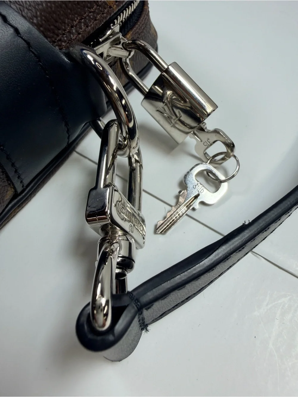 Louis Vuitton Porte Documents Voyage Macassar Monogram Briefcase